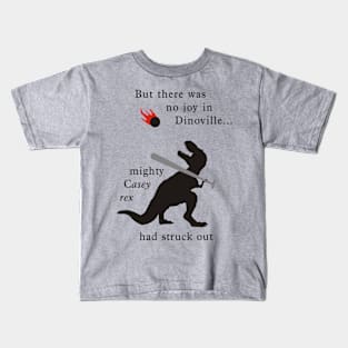 Mighty Casey rex in Dinoville Kids T-Shirt